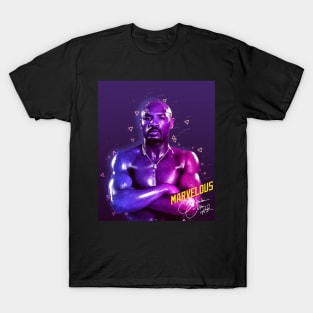 Marvelous Marvin Hagler Boxing Legend Signature Vintage Retro 80s 90s Bootleg Rap Style T-Shirt